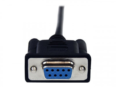 Startech : CABLE NULL MODEM CROISE SERIE RS232 DB9 2 M - NOIR