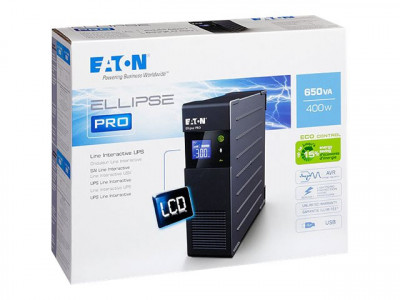 Onduleur Eaton Ellipse ECO 1200 USB FR Noir - Onduleurs