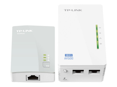 TP-Link : WIREL.N POWERLINE EXTENDERkit 500 MBPS POWERLINE DATARATE gr