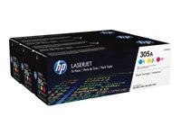 HP : cartouche toner 305A C/Y/M C/Y/M pack