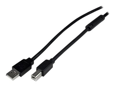 Startech : CABLE USB ACTIF A VERS B 20 M - M/M - NOIR