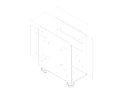 NewStar : THINCLIENT-20 UNIV. HOLDER VESA75/100