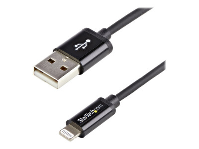 Startech : 1M BLACK APPLE 8-PIN LIGHTNING TO USB cable IPHONE IPOD IPAD