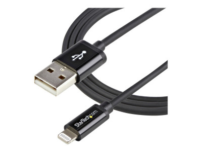 Startech : 1M BLACK APPLE 8-PIN LIGHTNING TO USB cable IPHONE IPOD IPAD