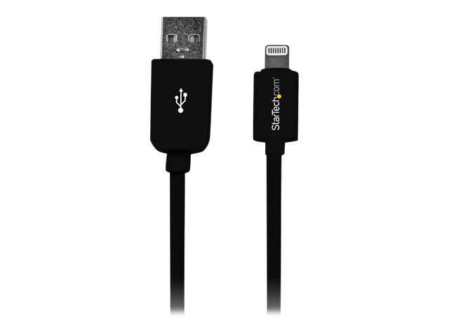 Startech : 1M BLACK APPLE 8-PIN LIGHTNING TO USB cable IPHONE IPOD IPAD