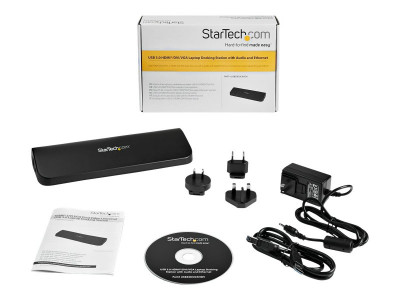 Startech : DUAL MONITOR USB 3 ULTRABOOK DOCKING STATION PORT REPLICATOR