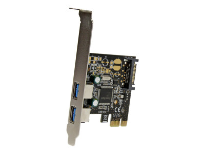 Startech : CARTE CONTROLEUR PCI EXPRESS VERS HUB 2 PORTS USB 3.0 SATA