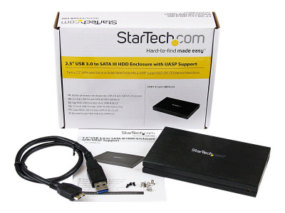 Startech : BOITIER externe en ALUMINIUM USB 3.0 pour HDD 2.5 SATA III