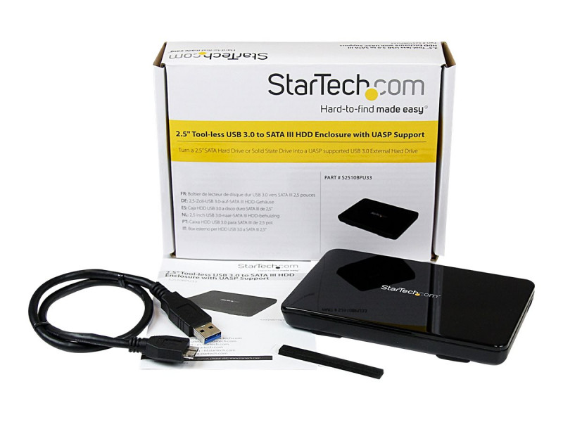 StarTech.com Rack Amovible 2 x 5.25 pour 3 Disques Durs SATA ou