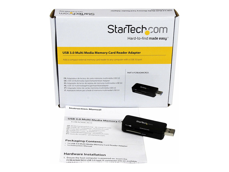 Lecteur de cartes SD et Micro SD format clé USB 3.0, USB 3.0