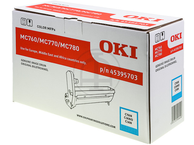 OKI : Kit tambour CYAN pour MC760/770/780