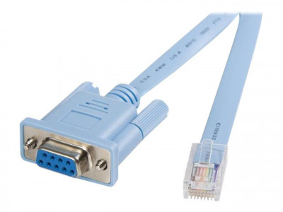 Startech : 6 FT RJ45 TO DB9 CISCO CONSOLE MANAGEMENT ROUTER cable - M pour