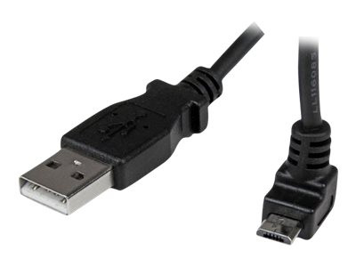 Startech : Câble Micro USB 2 m - A vers Micro B coudé 90° vers le haut