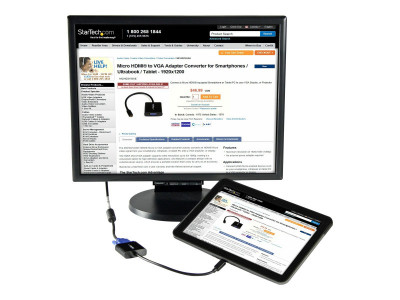 Startech : ADAPTATEUR CONVERTISSEUR MICRO HDMI VERS VGA