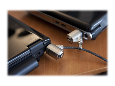 Urban Factory : SECURITY cable ANTI THEFT 2 LOCKS - PUSH-TO-LOCK KEYS