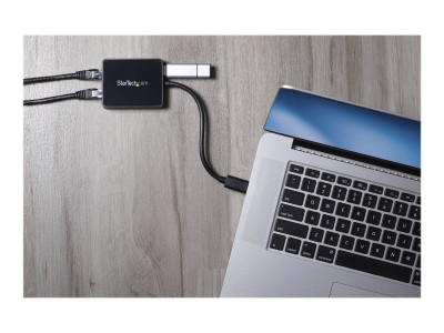 Startech : USB 3 2 PORT GIGABIT ETHERNET LAN ADAPTER - 10/100/1000