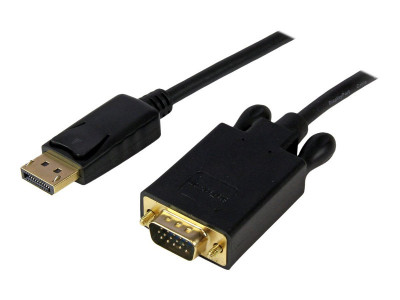 Startech : ADAPTATEUR DISPLAYPORT VERS VGA cable NOIR 1 8M