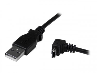 Startech : CABLE MINI USB 2 M - A VERS MINI B COUDE 90 DEGRE BAS