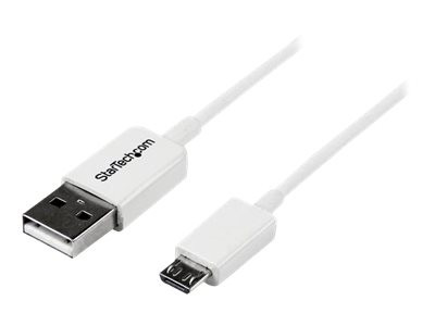 Startech : 2M USB A TO MICRO B cable - CHARGING data cable - WHITE