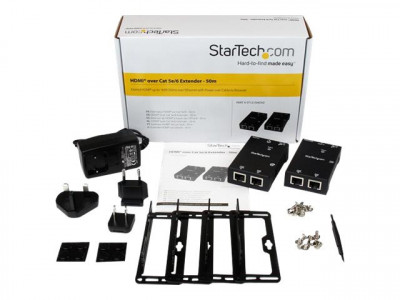 Startech : HDMI OVER CAT5/CAT6 EXTENDER W/ POWER OVER cable - 1080P
