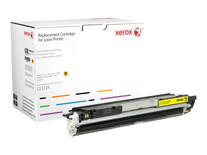 Xerox Yellow cartouche toner équivalent à HP 126A - CE312A - 1000 pages