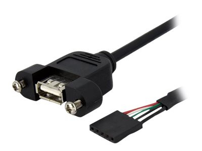 Startech : 91CM USBA TO HEADER PANEL MOUNT ADAPTER cable - USB A PORT