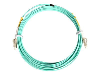 Startech : 3M FIBER OPTIC PATCH CORD LC TO LC - DUPLEX MM AQUA 10GB FIBER