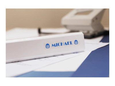 Brother TZE-133 ruban laminé P-Touch 12mm 8M Bleu sur Transparent