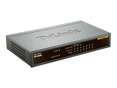 D-Link : DESKTOP SWITCH 8 PORT10/100MBPS UNMANAGED 4 POE PORTS