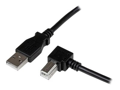 Startech : CABLE IMPRIMANTE USB 2.0 A VERS USB B COUDE A DROITE M/M 1 M