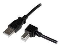 Startech : CABLE IMPRIMANTE USB 2.0 A VERS USB B COUDE A DROITE M/M 1 M