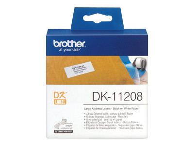 Brother : DK SINGLE LABLE ROLLS F/ QL-500/550 400PCS/RL 38X90M