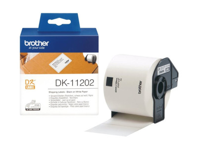 Brother : DK SINGLE LABLE ROLLS F/ QL-500/550 300PCS/RL 62X100