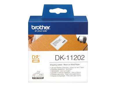 Brother : DK SINGLE LABLE ROLLS F/ QL-500/550 300PCS/RL 62X100