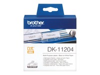 Brother : DK SINGLE LABLE ROLLS F/ QL-500/550 400PCS/RL 17X54M