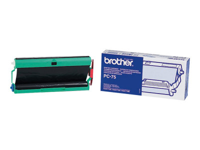Brother PC-75 - Cartouche pour fax Brother (Cartouche + ruban)
