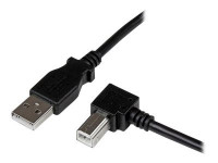 Startech : CABLE IMPRIMANTE USB 2.0 A VERS USB B COUDE A DROITE M/M 3 M