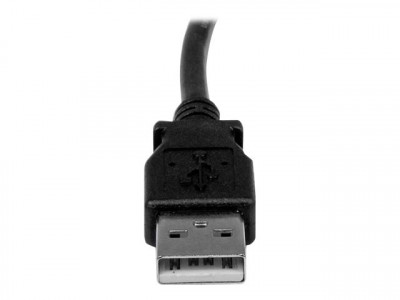 Startech : CABLE IMPRIMANTE USB 2.0 A VERS USB B COUDE A DROITE M/M 3 M