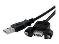 Startech : CABLE USB MONTAGE SUR PANNEAU A FEMELLE VERS A MALE - 91 CM