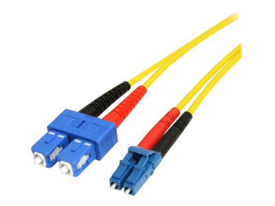 Startech : CABLE RESEAU FIBRE OPTIQUE LC VERS SC 9/125 DUPLEX MONOMODE 7M