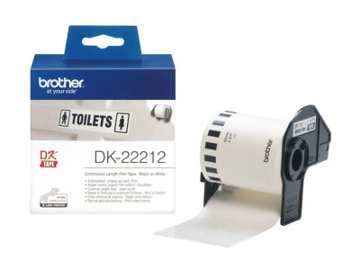 Brother : RUBAN CONTINU SUP.FILM ADHESIF NOIR et BLANC / LARGEUR 62 MM