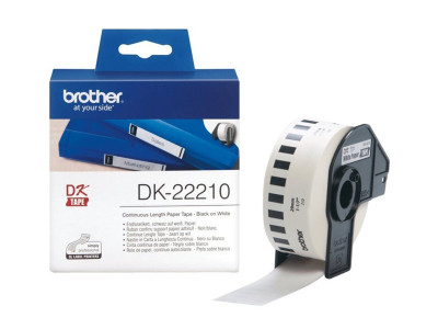 Brother : RUBAN CONT. SUPP papier ADHESIF BLANC / 30M X 29MM