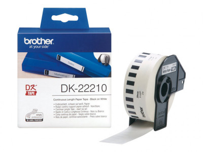 Brother : RUBAN CONT. SUPP papier ADHESIF BLANC / 30M X 29MM