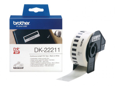 Brother : RUBAN CONT. SUPPT FILM ADHESIF NOIR et BLANC/15M X 29MM