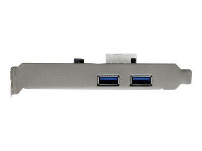 Startech : CARTE CONTROLEUR PCIE VERS 2 PORTS USB 3.0 - UASP / ALIM LP4
