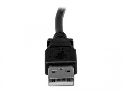 Startech : CABLE IMPRIMANTE USB 2.0 A VERS USB B COUDE A GAUCHE M/M 2 M