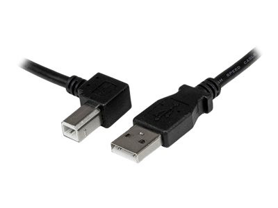 Startech : CABLE IMPRIMANTE USB 2.0 A VERS USB B COUDE A GAUCHE M