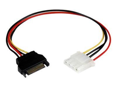 Startech : CABLE ADAPTATEUR D ALIMENTATION MOLEX LP4 VERS SATA F/M 30CM