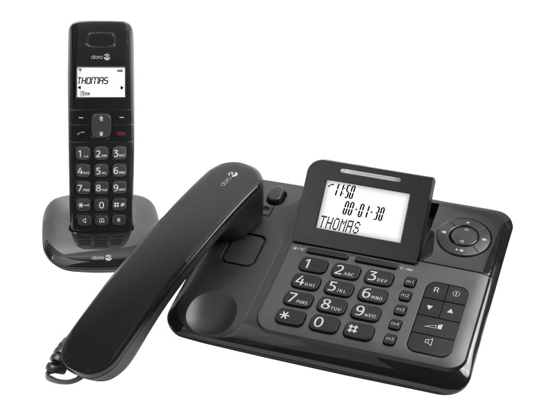 Doro Comfort 1015 Duo - Téléphone sans fil répondeur - Doro - Achat