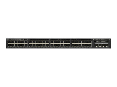 Cisco : CISCO CATALYST 3650 48 PORT POE 4X1G UPLINK LAN BASE (10.16kg)